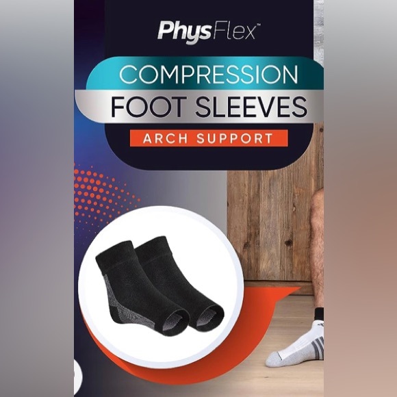 NWT Pair of compression foot socks size M in box. - Picture 6 of 8